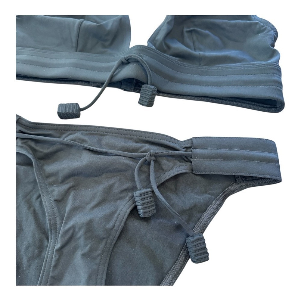 Eres Yuzu Mika Bra Swim Top and Bangcha Mika Swim Briefs in Caviar NWT - Picture 2 of 7